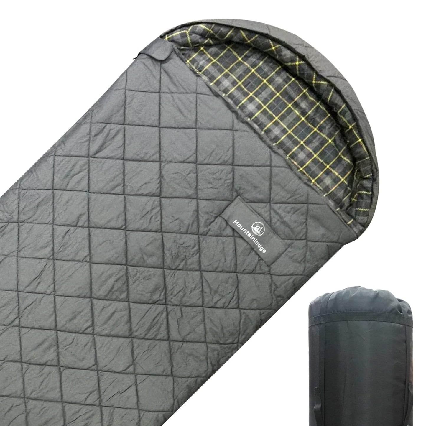 Cotton Cold Weather Sleeping Bag for Camping & Travel