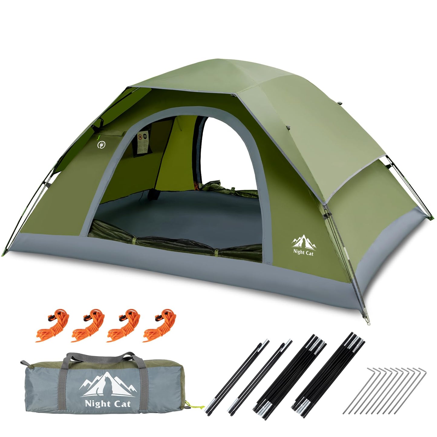 Lightweight Rainproof Backpacking Tent for 1–2 Person Camping & Hiking