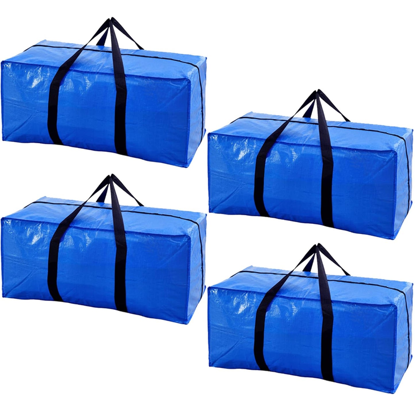 Extra Large Storage & Moving Bags with Carry Handles & Zipper Closure