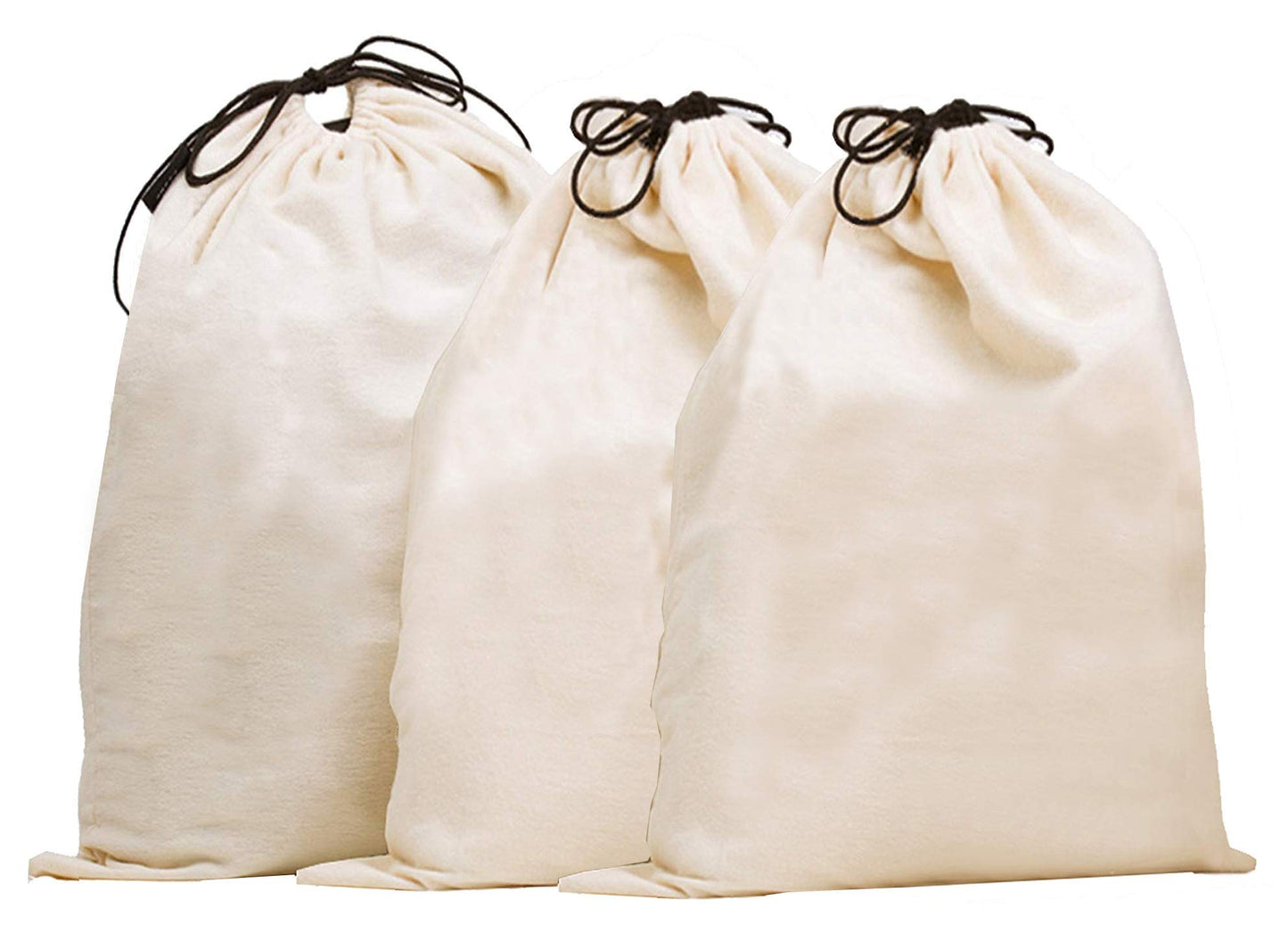 MISSLO Cotton Breathable Dust-proof Drawstring Storage Pouch Bag