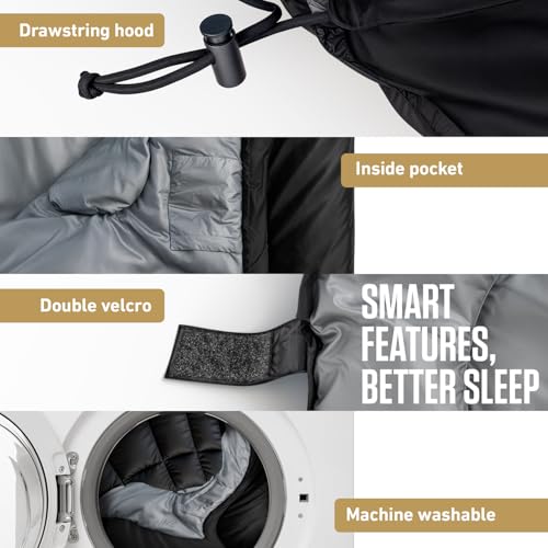Lightweight Backpacking Sleeping Bag for Camping & Outdoor Adventures