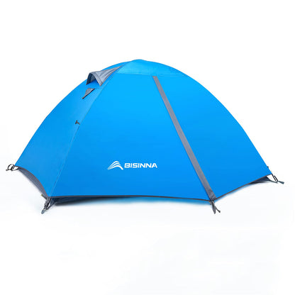 Lightweight Waterproof 2–4 Person Camping Tent with Double Layer & Dual Doors