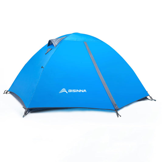 Lightweight Waterproof 2–4 Person Camping Tent with Double Layer & Dual Doors