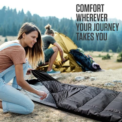 Lightweight Backpacking Sleeping Bag for Camping & Outdoor Adventures