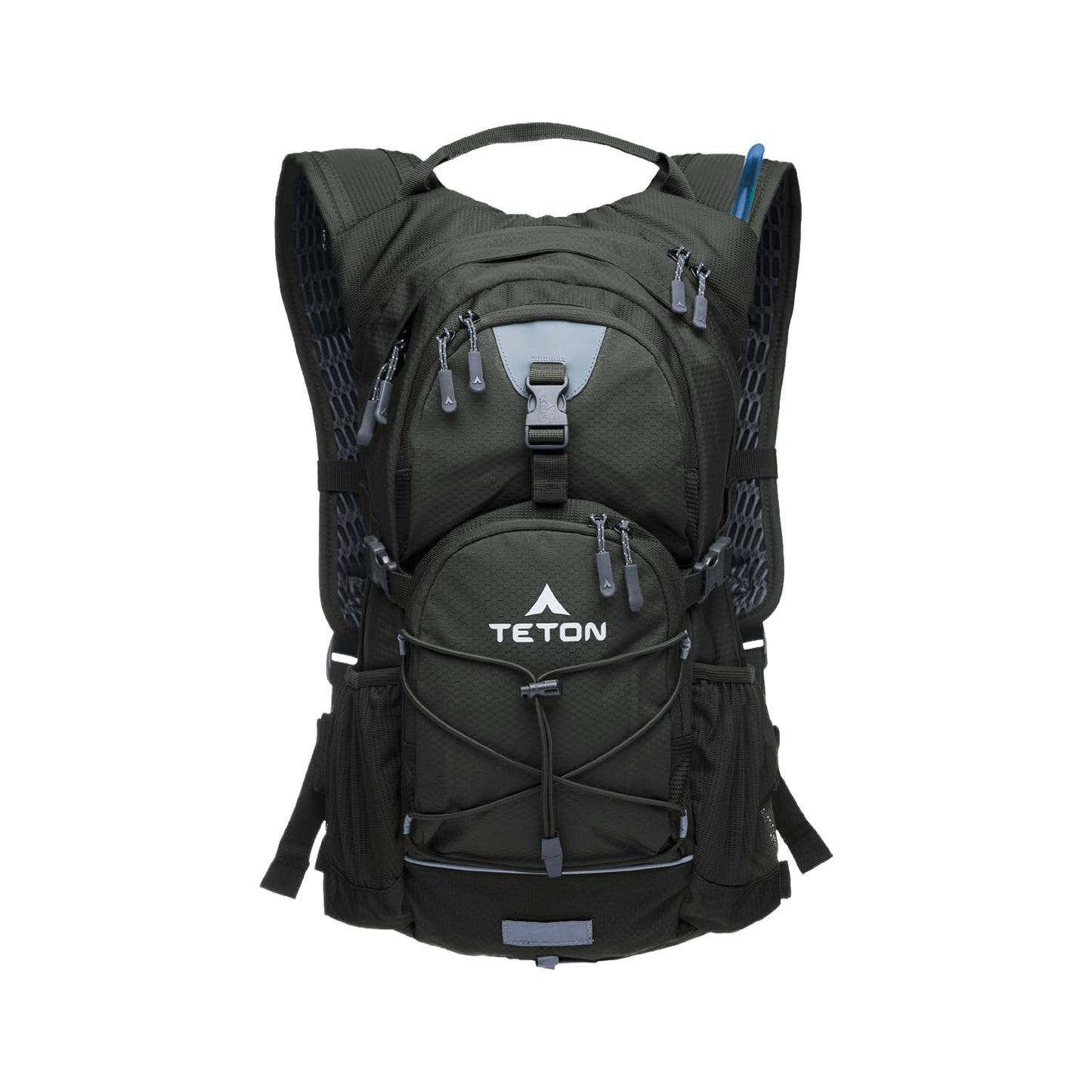 Lightweight Hydration Backpack with Water Bladder & Rain Cover for Outdoor Sports