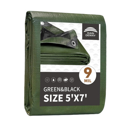 Waterproof Heavy Duty Poly Tarp with Reinforced Edges & Metal Grommets