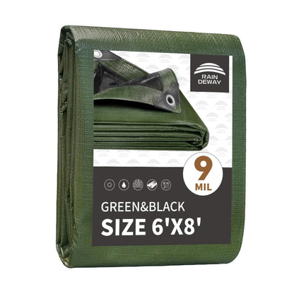 Waterproof Heavy Duty Poly Tarp with Reinforced Edges & Metal Grommets