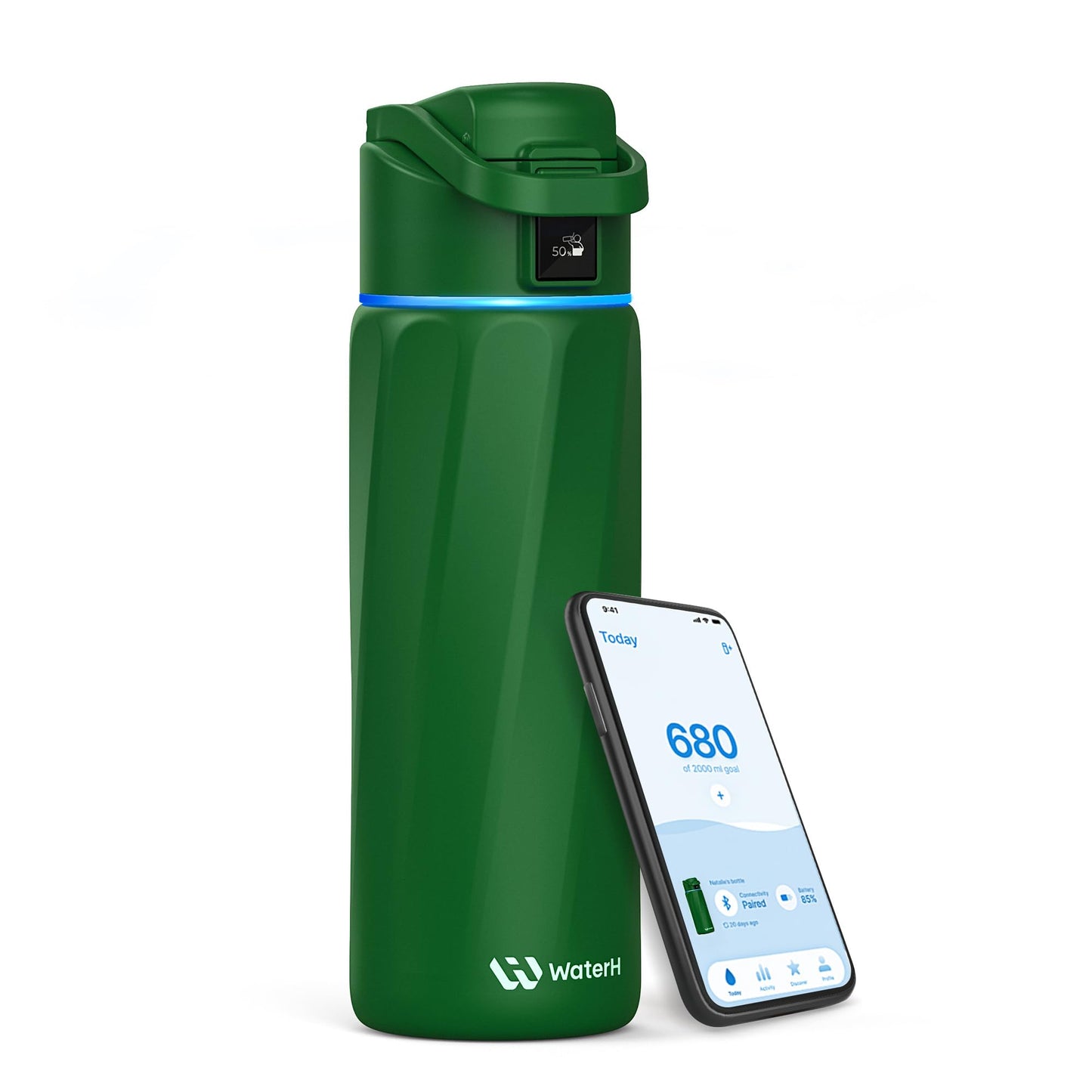 Smart Insulated Water Bottle with Hydration Reminder & Tracker