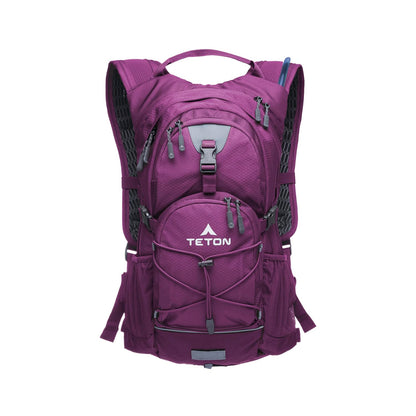 Lightweight Hydration Backpack with Water Bladder & Rain Cover for Outdoor Sports