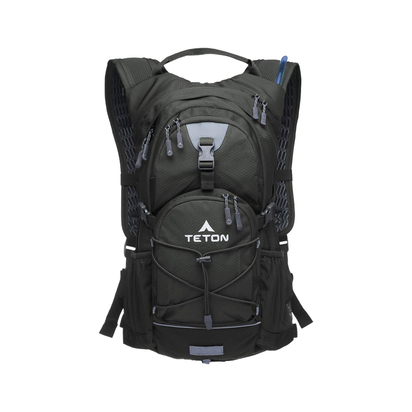 Lightweight Hydration Backpack with Water Bladder & Rain Cover for Outdoor Sports