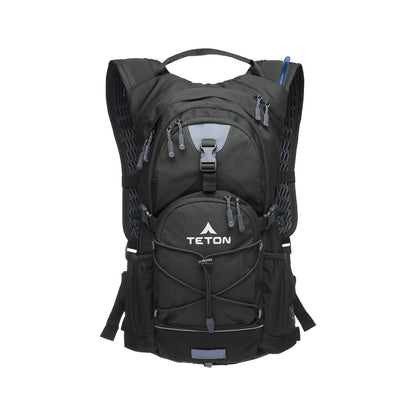 Lightweight Hydration Backpack with Water Bladder & Rain Cover for Outdoor Sports