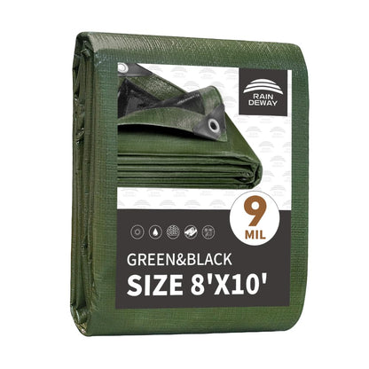 Waterproof Heavy Duty Poly Tarp with Reinforced Edges & Metal Grommets