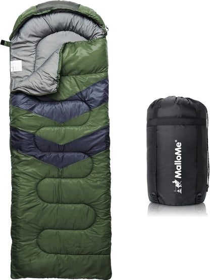 Lightweight Cold Weather Sleeping Bag for Camping, Hiking & Backpacking