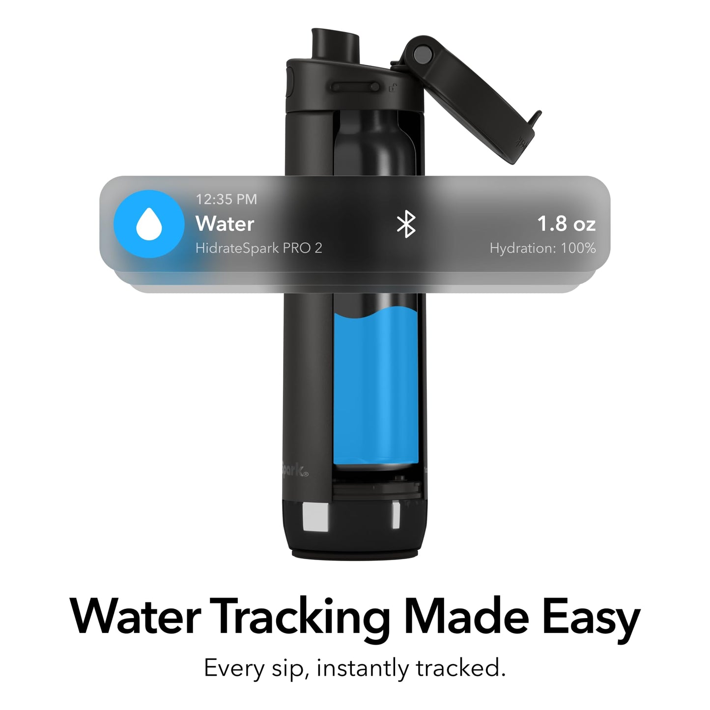 Smart Hydration Bottle with Water Tracking & App Connectivity