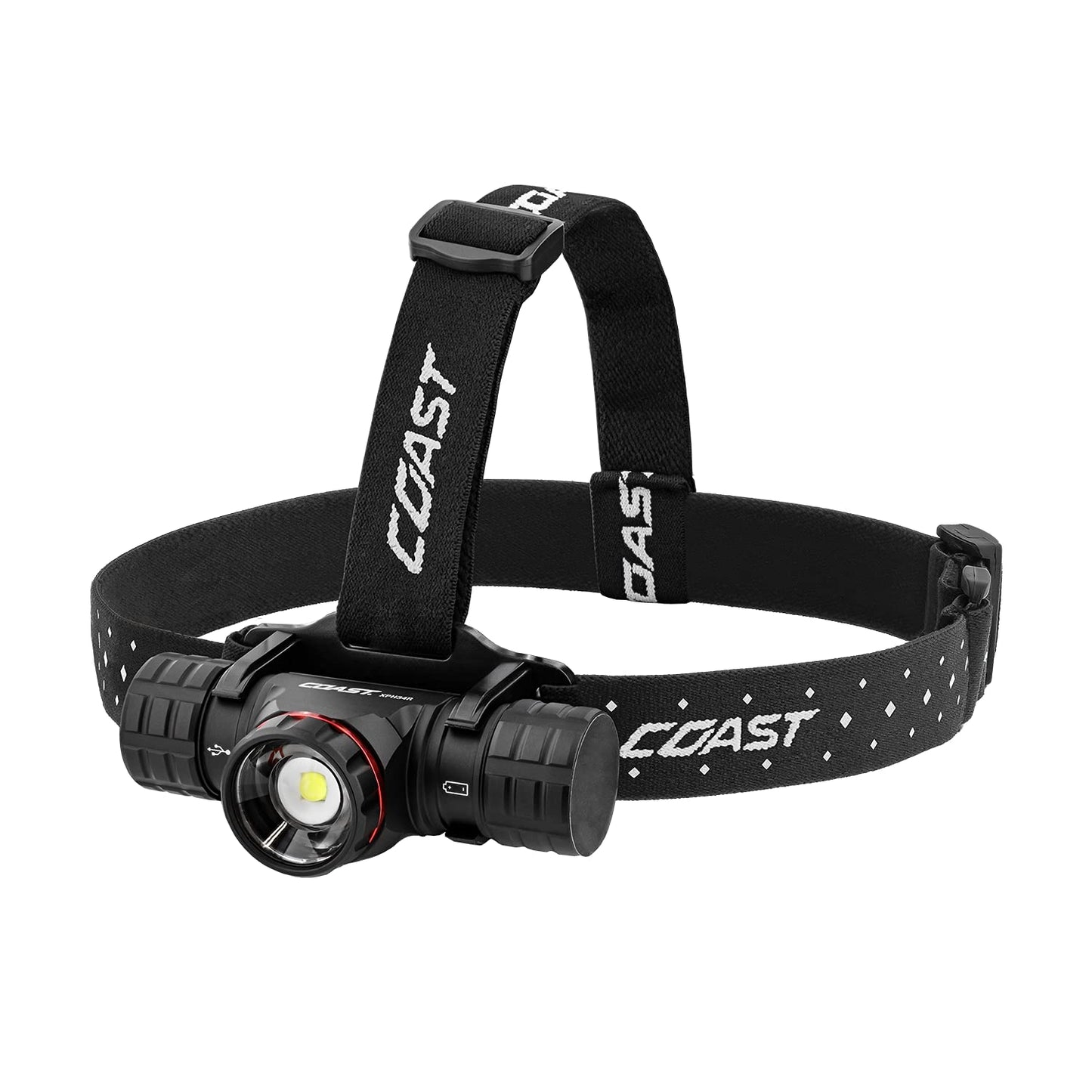 USB-C Rechargeable LED Headlamp with Adjustable Focus & Magnetic Base