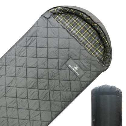 Cotton Cold Weather Sleeping Bag for Camping & Travel