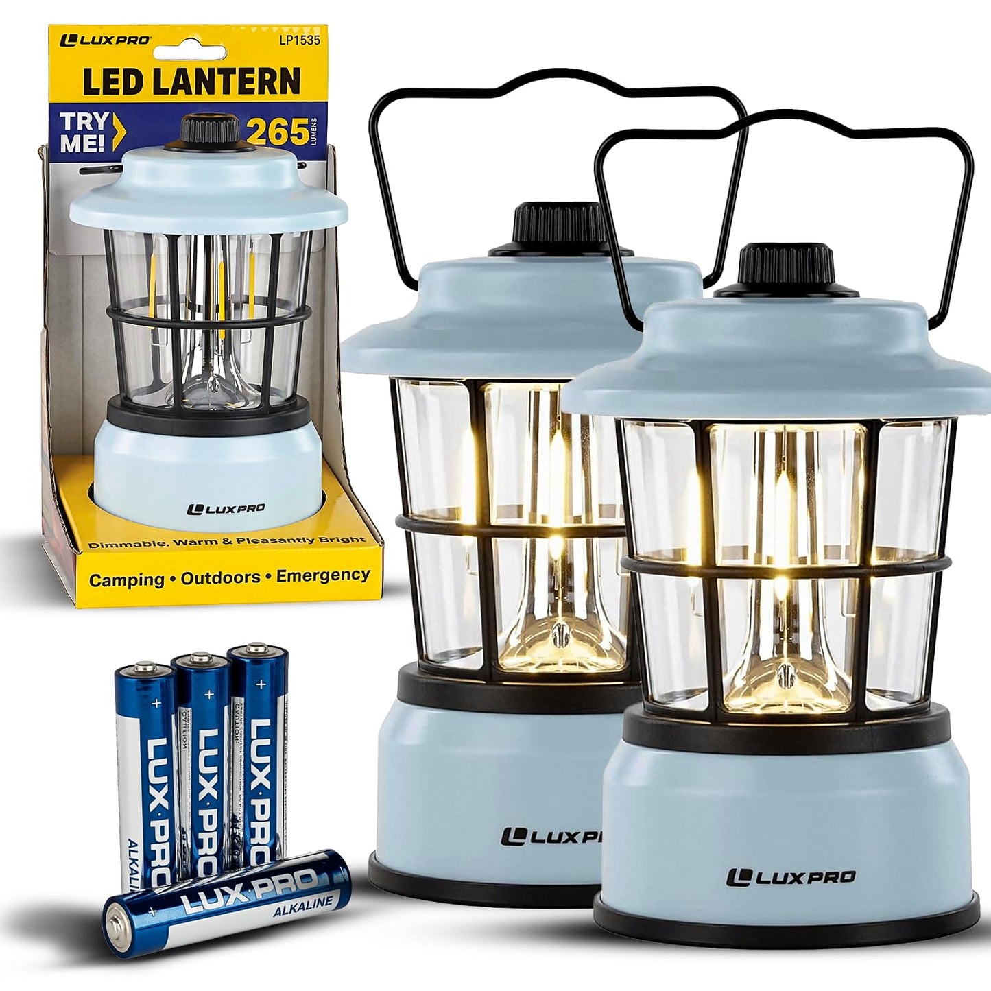 Retro LED Camping Lantern with Water-Resistant Design for Indoor & Outdoor Use