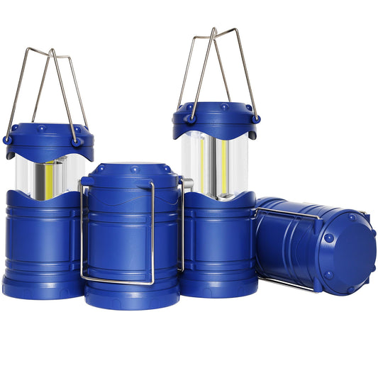 LED Camping Lantern Set with Collapsible Hanging Design for Outdoor & Emergency Use