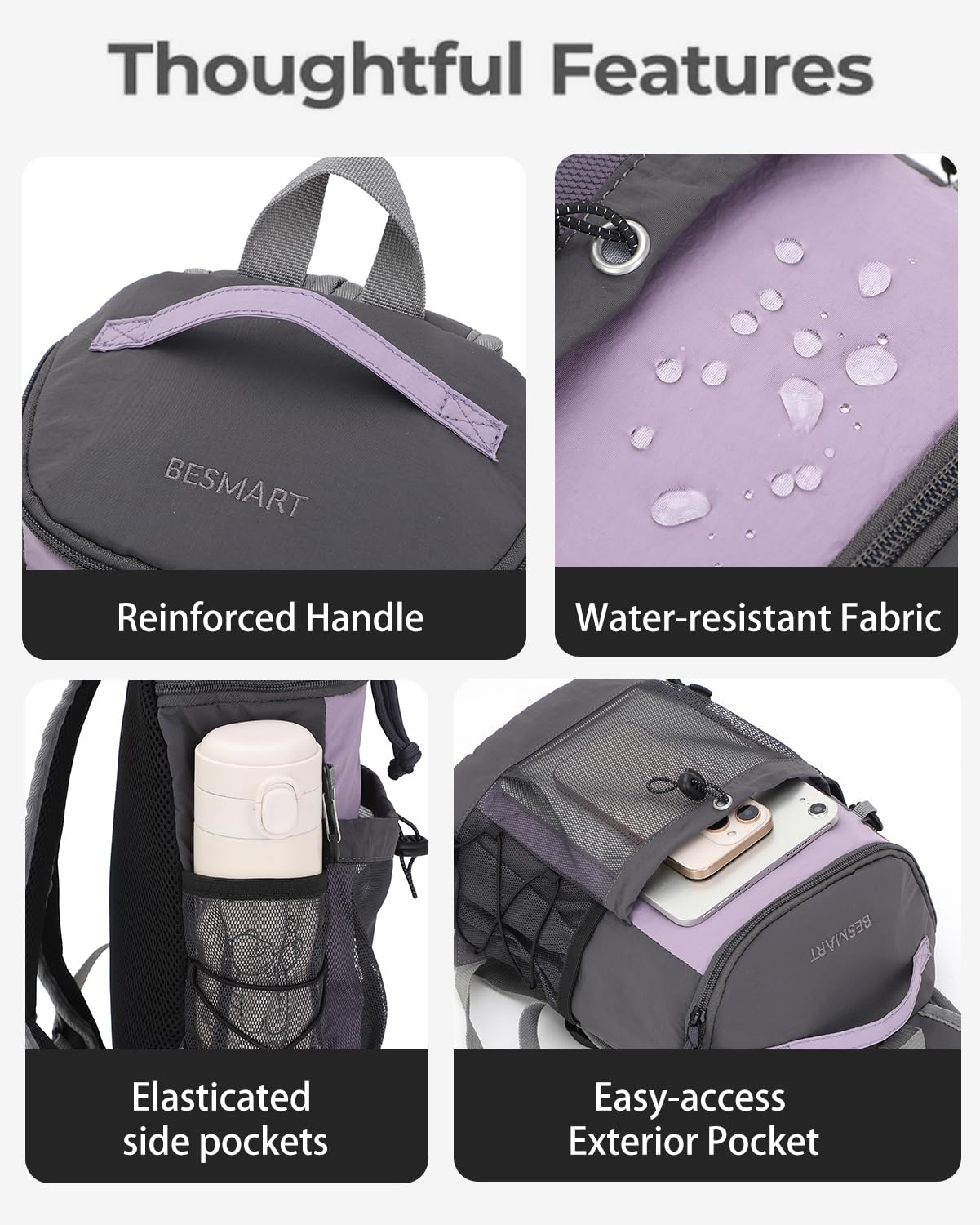 Waterproof Lightweight Hiking Backpack with Breathable Outdoor Design