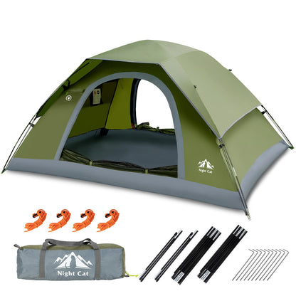 Lightweight Rainproof Backpacking Tent for 1–2 Person Camping & Hiking