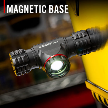 USB-C Rechargeable LED Headlamp with Adjustable Focus & Magnetic Base