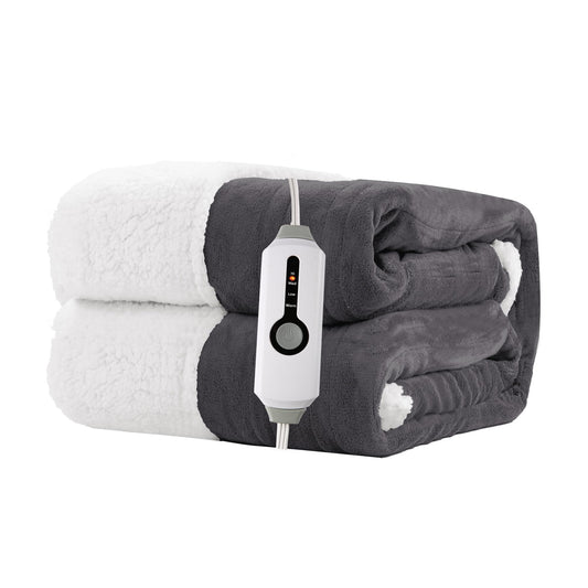 RALYSUN Electric Heated Blanket Warm and Cozy Machine Washable Home Office Use