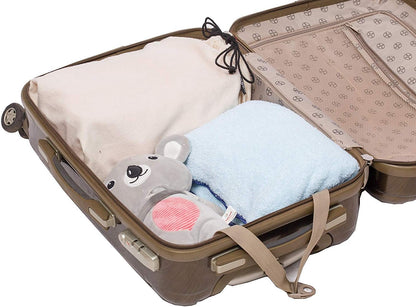 MISSLO Cotton Breathable Dust-proof Drawstring Storage Pouch Bag