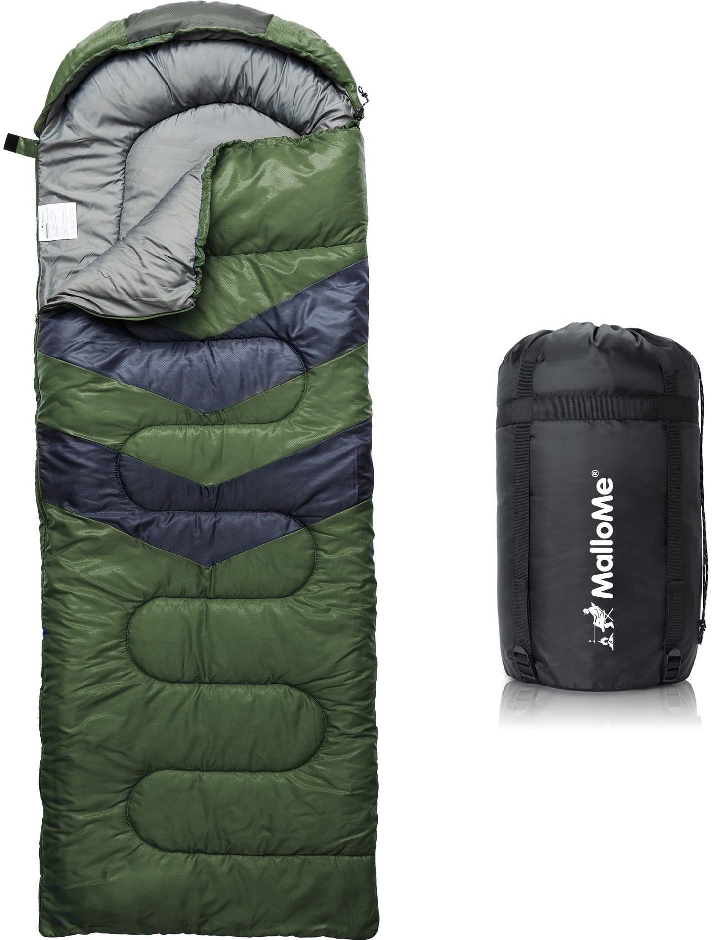 Lightweight Cold Weather Sleeping Bag for Camping, Hiking & Backpacking
