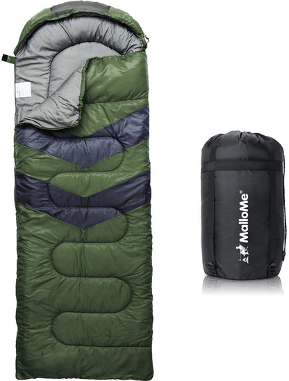 Lightweight Cold Weather Sleeping Bag for Camping, Hiking & Backpacking