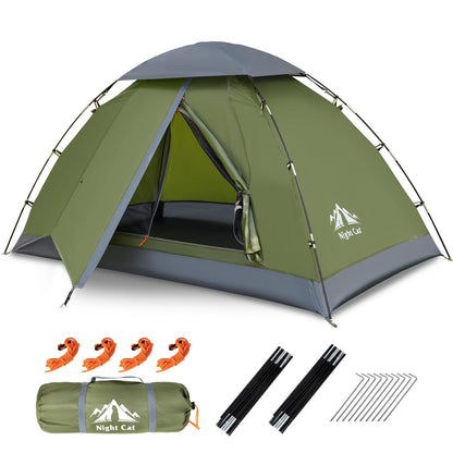 Lightweight Rainproof Backpacking Tent for 1–2 Person Camping & Hiking