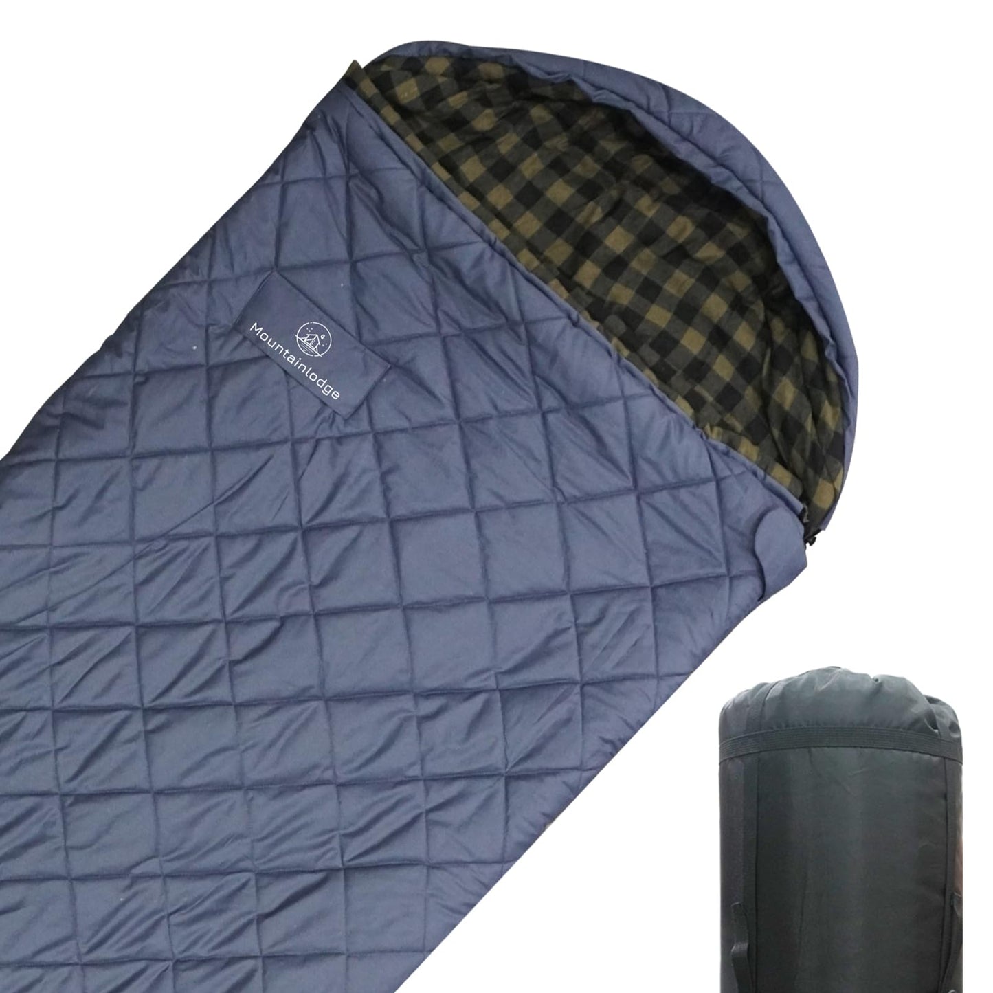 Cotton Cold Weather Sleeping Bag for Camping & Travel