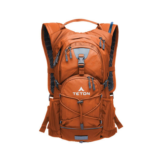 Lightweight Hydration Backpack with Water Bladder & Rain Cover for Outdoor Sports