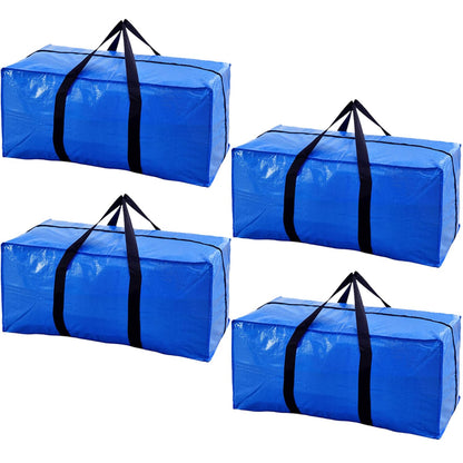 Extra Large Storage & Moving Bags with Carry Handles & Zipper Closure