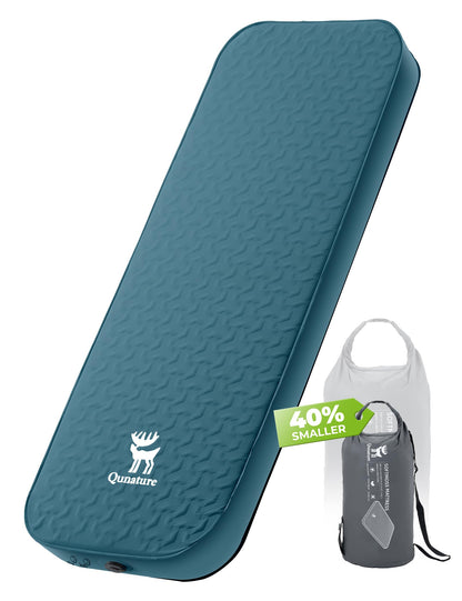 Self-Inflating Insulated Camping Sleeping Pad with High-Density Foam for 4-Season Use