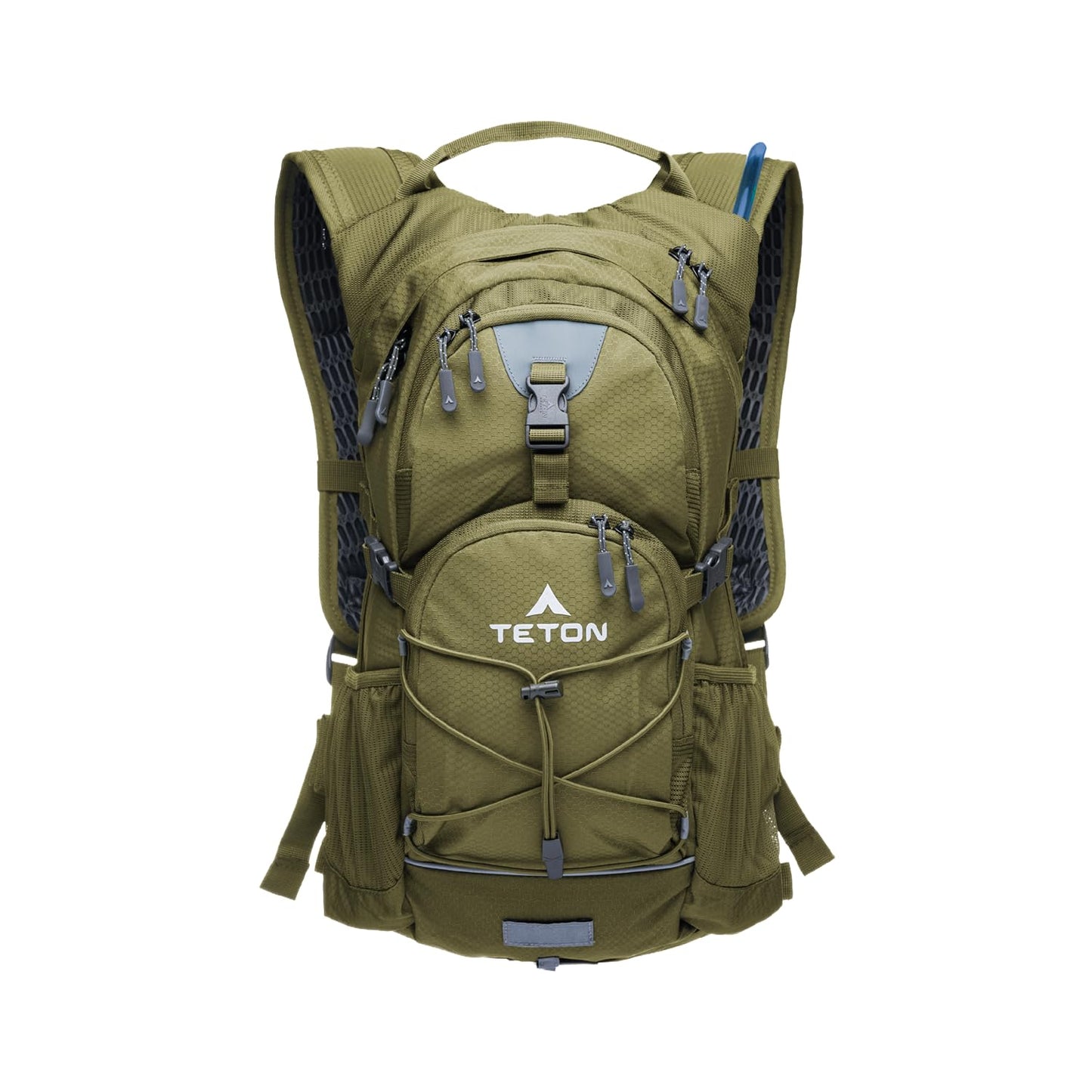 Lightweight Hydration Backpack with Water Bladder & Rain Cover for Outdoor Sports
