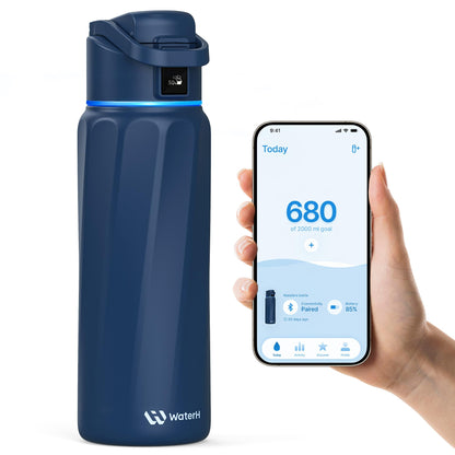 Smart Insulated Water Bottle with Hydration Reminder & Tracker