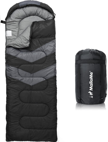 Lightweight Cold Weather Sleeping Bag for Camping, Hiking & Backpacking