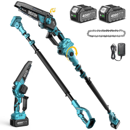 Cordless Mini Chainsaw for Outdoor Cutting & Garden Work