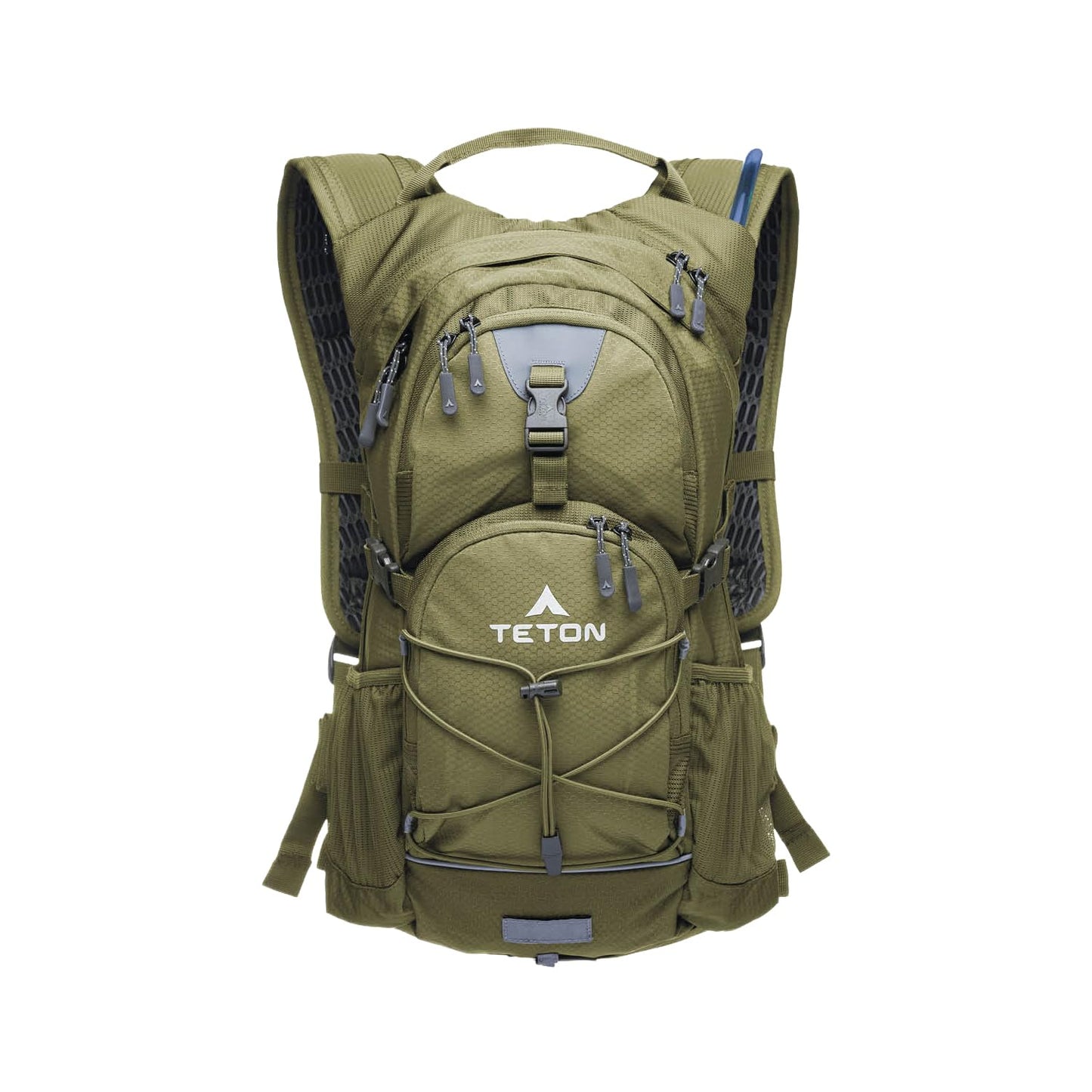 Lightweight Hydration Backpack with Water Bladder & Rain Cover for Outdoor Sports