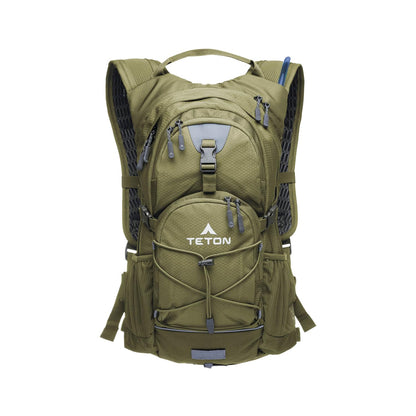 Lightweight Hydration Backpack with Water Bladder & Rain Cover for Outdoor Sports