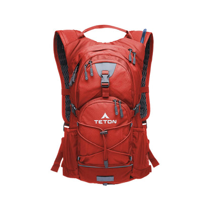Lightweight Hydration Backpack with Water Bladder & Rain Cover for Outdoor Sports
