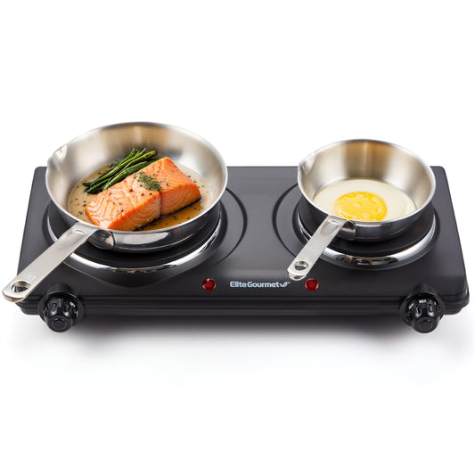 Electric Countertop Hot Plate Burner with Adjustable Temperature Control