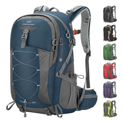Waterproof Hiking Backpack with Rain Cover for Camping & Travel