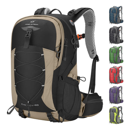 Waterproof Hiking Backpack with Rain Cover for Camping & Travel