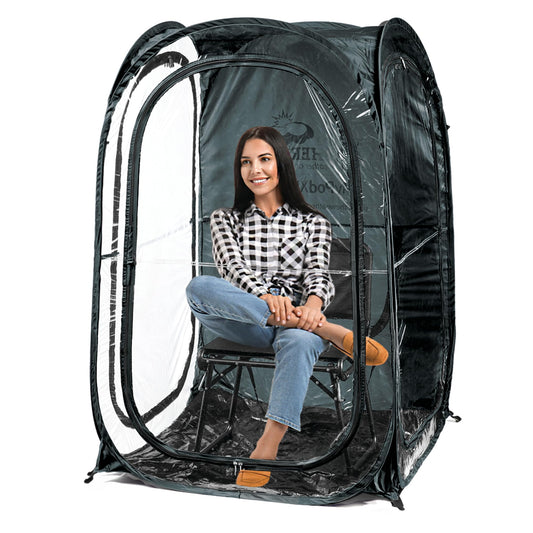 Pop-Up All-Weather Sports Shelter Tent for 1–2 Person Outdoor Use
