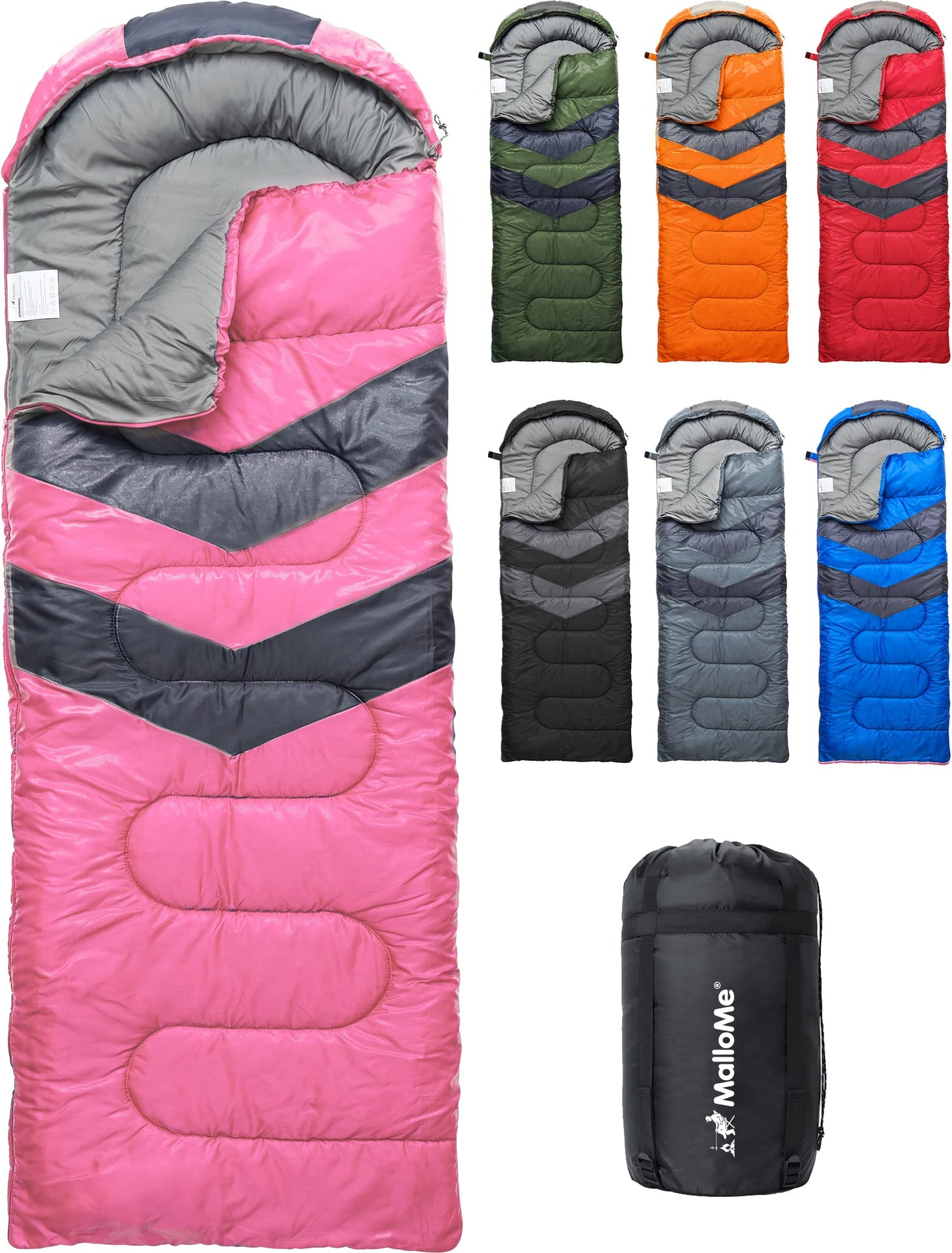 Lightweight Cold Weather Sleeping Bag for Camping, Hiking & Backpacking