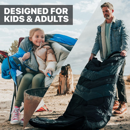 Lightweight Cold Weather Sleeping Bag for Camping, Hiking & Backpacking